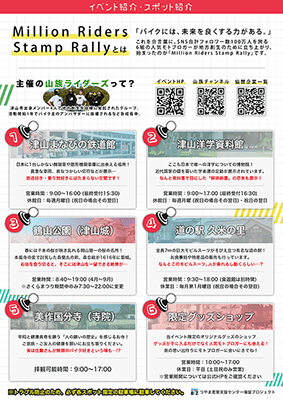 ミリオンライダーイベント「スタンプシート②」