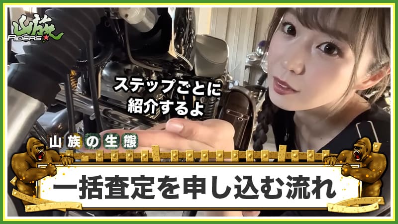 カチエックス（KATIX）で査定を申し込む流れ