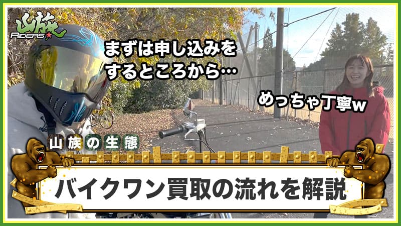 バイクワン買取の流れと必要なもの