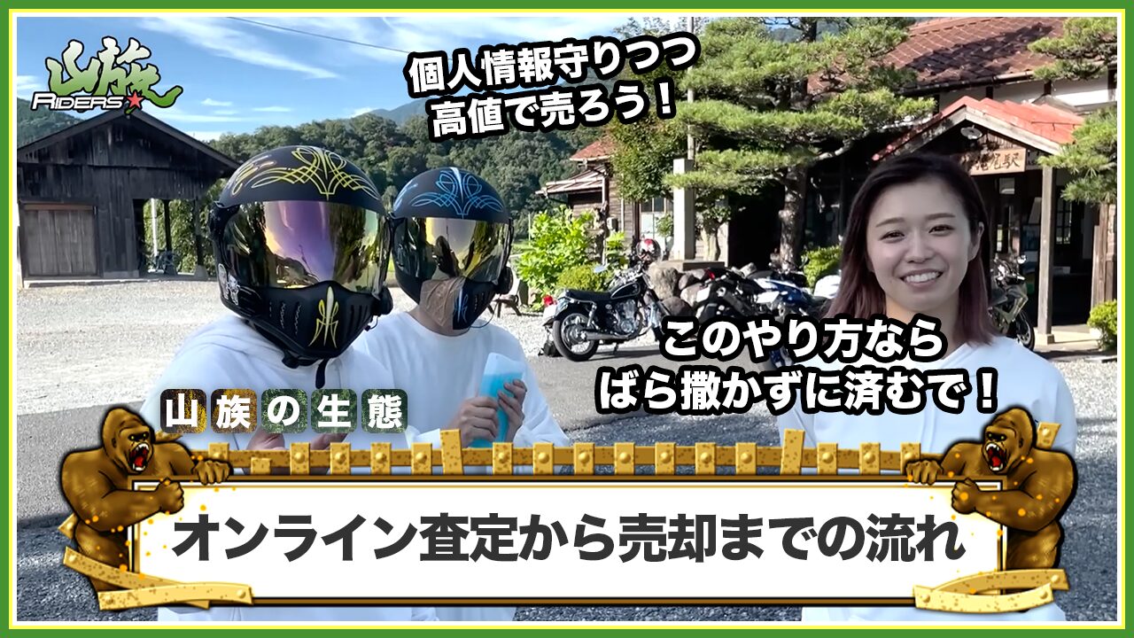 オンライン査定からバイクを売却するまでの流れ