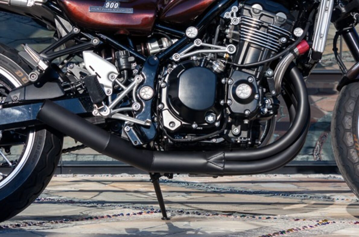 手曲げショート管マフラー(1ピース) ▲サーキット専用｜PMC