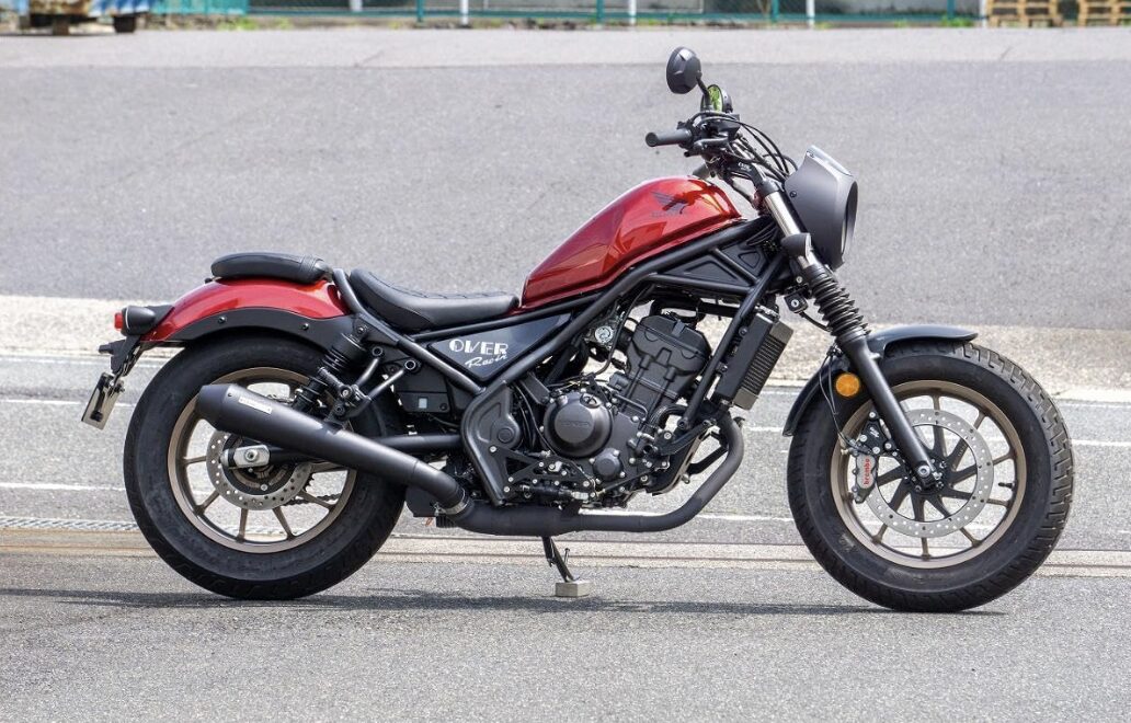 SSメガホンマフラー BLK スリップオン|Overracing