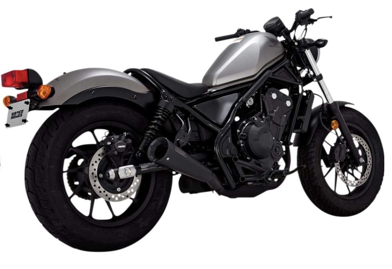 アップスウィープ スリップオン ブラック マフラー|バンス&ハインズ