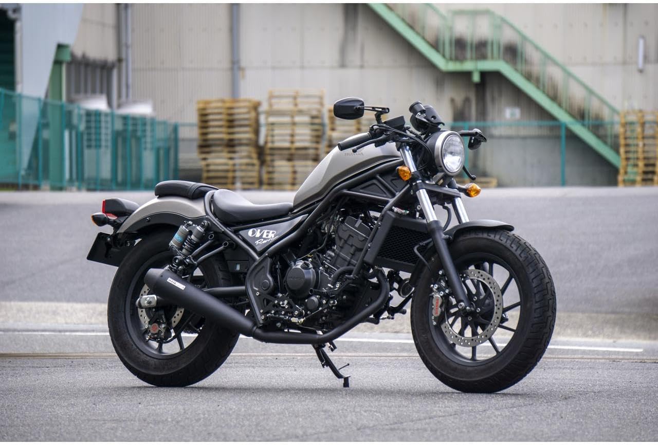 SSメガホン コンプリートマフラー BLK |Overracing